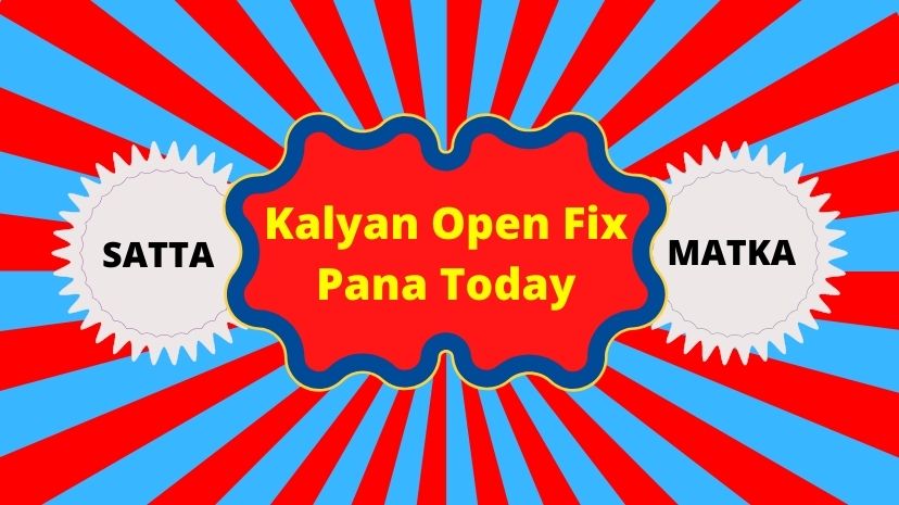 Kalyan Open Fix Pana