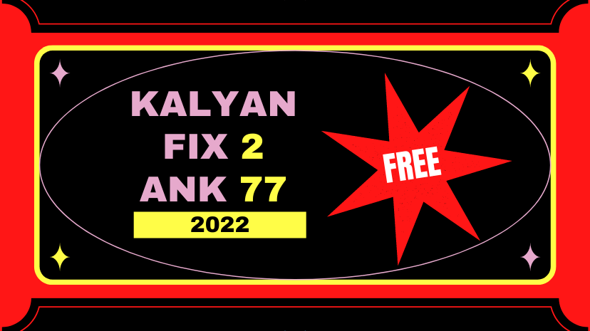 Kalyan Fix 2 Ank 77