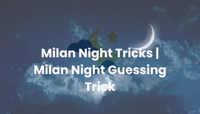 Milan Night Tricks