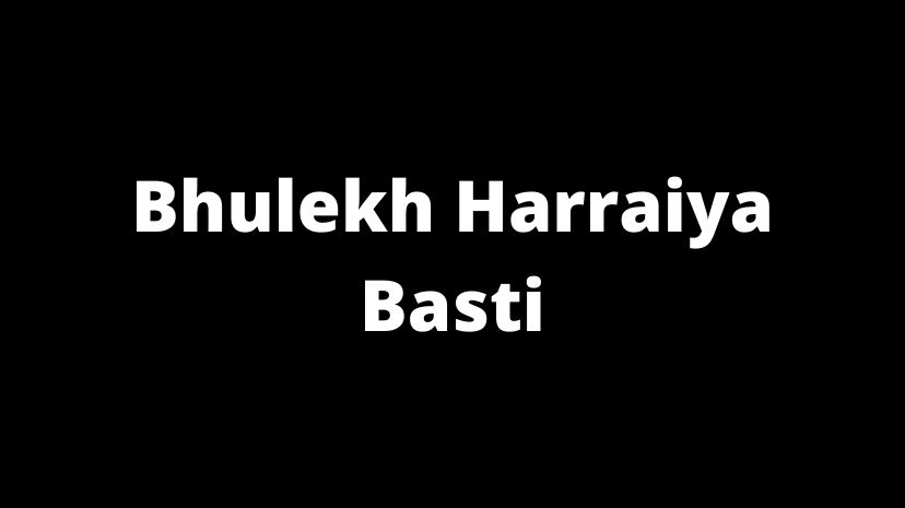 Bhulekh Harraiya Basti