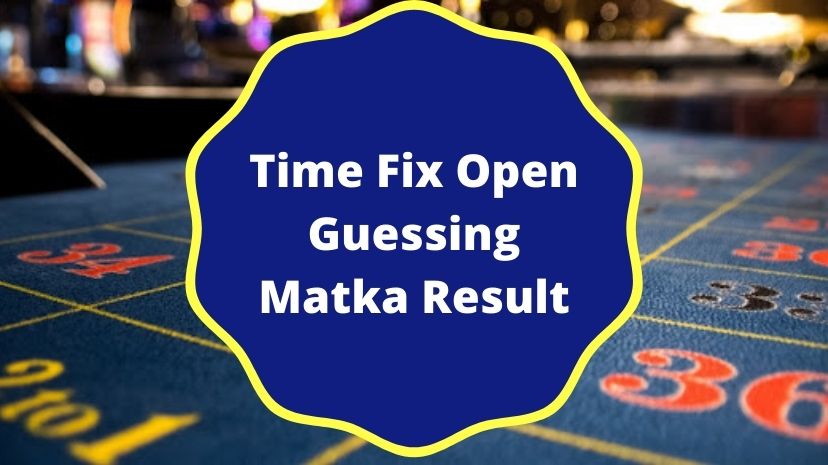Time Fix Open Guessing