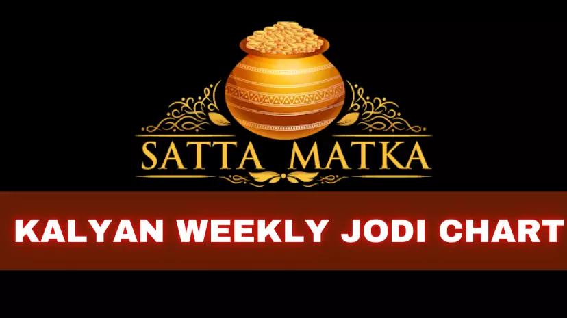 Kalyan Weekly Jodi Chart
