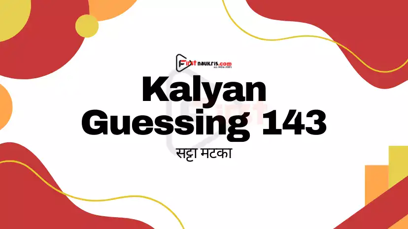 Kalyan Guessing 143